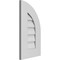 Ekena Millwork Quarter Round Top Right Surface Mount PVC Gable Vent w/ 3-1/2"W x 1"P Standard Frame, 12"W x 22"H GVPQR12X2201SN - alternate 5